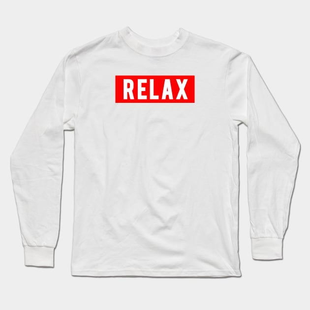 Relax Long Sleeve T-Shirt by Truntlessart